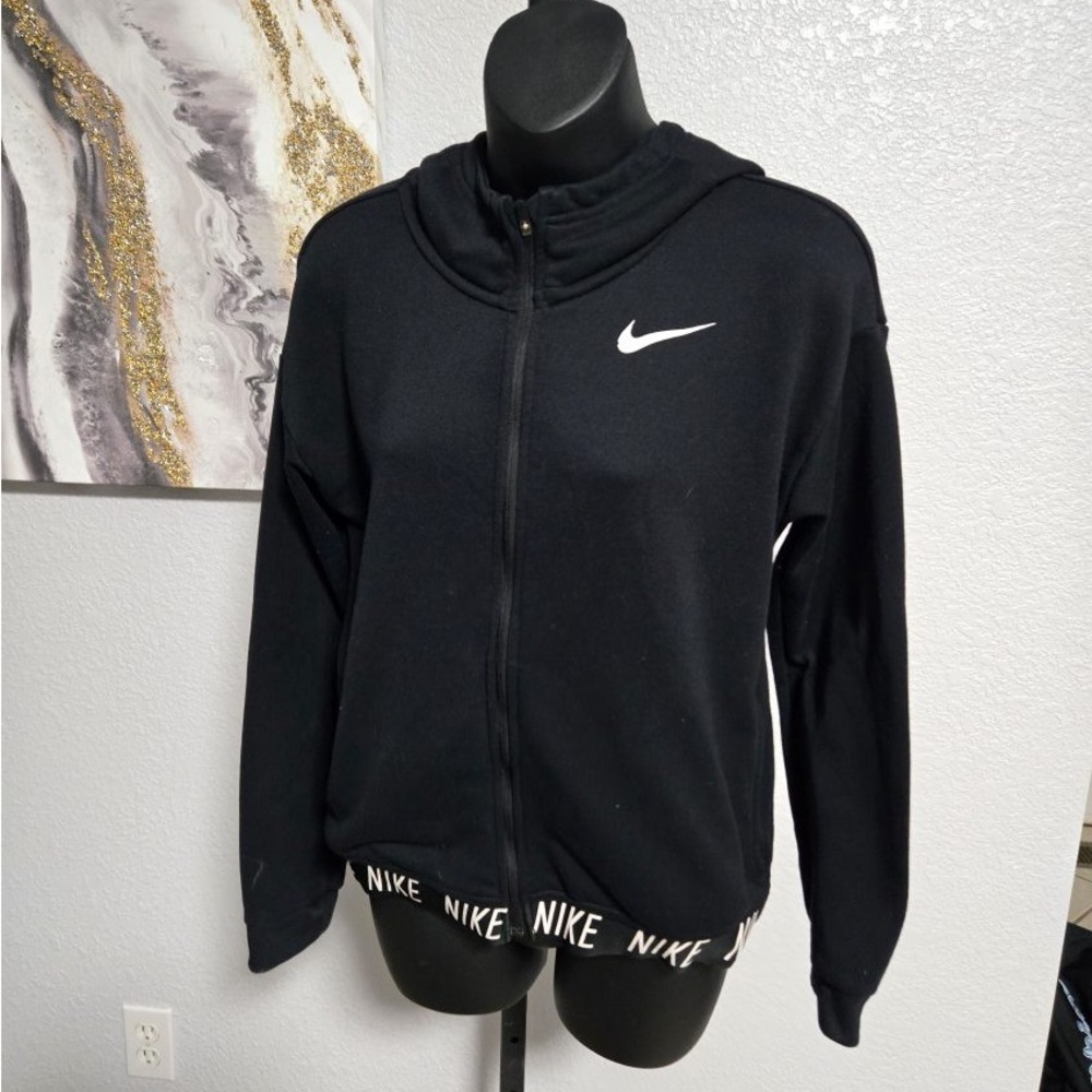 Nike Black Zip-Up Hoodie